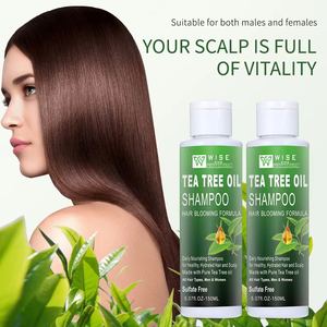 Shampooing naturel à l'huile d'arbre à thé Formule sans sulfate pour un contrôle durable de l'huile Alimentation en profondeur pour améliorer les frisottis Shampooing - Product Image 6