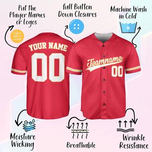 Jersey bisbol bergaris-garis kustom bersirkulasi pakaian olahraga dengan pilihan ukuran Plus nama pribadi dan kemeja angka untuk pria laki-laki - Product Image 2