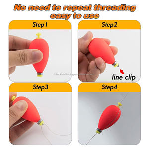 <span class=keywords><strong>Flotteur</strong></span> en forme <span class=keywords><strong>de</strong></span> larme Eva avec poids à ressort à clipser, mousse lestée, <span class=keywords><strong>flotteur</strong></span> <span class=keywords><strong>de</strong></span> pêche en eau douce/eau salée - Product Image 3