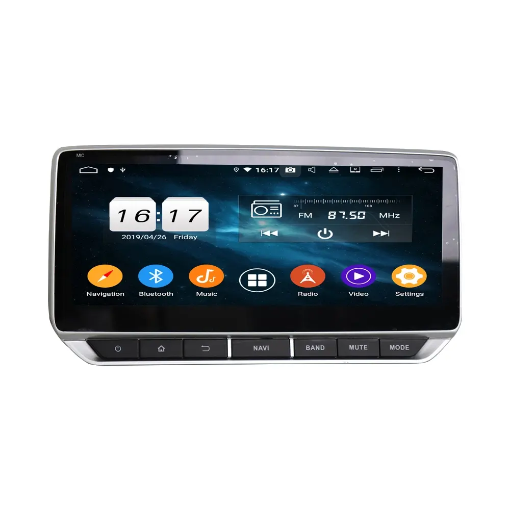 Klyde 10.25 "Car Audio Gps Touch Screen Cd Dvd-speler Voor Tenna Sylphy 2019 2020 Stereo Systeem PX6 Android auto Video