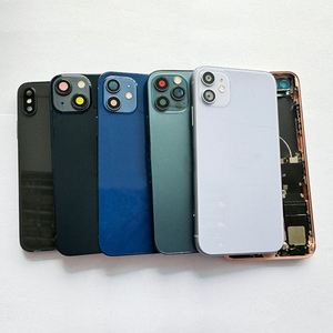 Boîtier avec petites pièces complètes pour <span class=keywords><strong>iPhone</strong></span> <span class=keywords><strong>12</strong></span> couvercle de batterie de porte arrière cadre métallique boîtier de châssis - Product Image 6