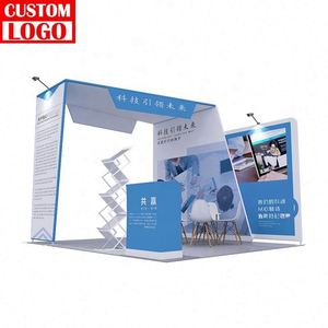 Tension Fabric Display <b>Large</b> Exhibition Stand Free Design 2023 Show Stand Exhibit Booth Custom Display 20X20 - Product Image 1