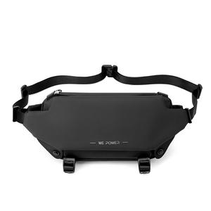 วีพาวเวอร์กระเป๋าคาดหน้าอกผู้ชาย กระเป๋าสะพายข้างไนลอนกันน้ำสำหรับใช้ในชีวิตประจำวัน สีทึบ สีดำ สีเทา สีน้ำเงินเข้ม ฤดูใบไม้ร่วง 2023 - Product Image 3