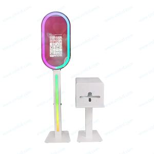 <span class=keywords><strong>Instagram</strong></span> éclairage LED miroir <span class=keywords><strong>Photo</strong></span> Booth Shell 13.3 pouces LCD écran tactile <span class=keywords><strong>Selfie</strong></span> Photobooth avec imprimante et appareil <span class=keywords><strong>photo</strong></span> - Product Image 4