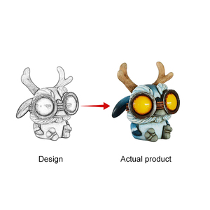 Service de conception et de production en série de figurines d'action de dessins animés entièrement personnalisées, modélisation 3D, matériau PVC+ABS écologique, taille personnalisée - Product Image 1