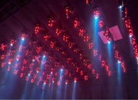 Nouvelle lumière matricielle à faisceau de pixels LED 3D pour la décoration de plafond de discothèque, la décoration murale, l'arrière-plan de scène