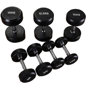 Tạ tay tròn bằng gang bọc cao su cá nhân hóa dành cho nam nữ tập luyện sức mạnh tại nhà - Product Image 5