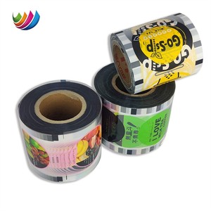 Nuovo <span class=keywords><strong>Design</strong></span> stampa modello di frutta termosaldatura bolla tazza di tè pellicola sigillante Pet <span class=keywords><strong>Cpp</strong></span> Bopp plastica pellicola sigillante rotolo per pp tazza - Product Image 6