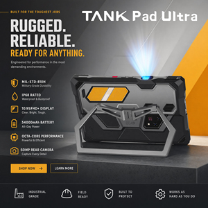 Unihertz 8849 Tank Pad Ultra Rugged Tablet <b>Projector</b> 10.95 Inch 3K 5G 16GB+512GB 23400mAh Three Proof Smart Pad with <b>Projector</b> - Product Image 5