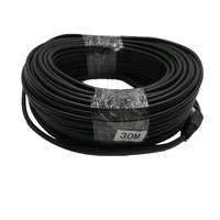 Cable de Vigilancia Integrado de Video y Energía, Conectores BNC/DC, Conductor de Cobre, 10m de Longitud, Dos en Uno