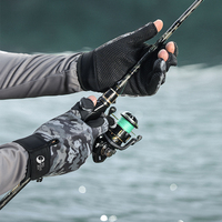 GOLOVEJOY DB68 Gants de pêche pour l'hiver, eau glissante, chaude, anti-coup, convient aux hommes qui attrapent du poisson avec des hameçons ou des leurres.