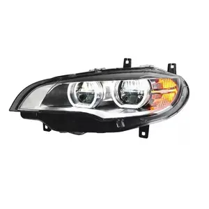 For BMW X6 E71 FULL LED Head Light Front Lamps 2008-2014 Year Assembly With Daytime Running Light