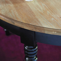Table à manger ovale extensible en bois de chêne massif, pays français, maison, mariage, événement, location, Table de qualité supérieure