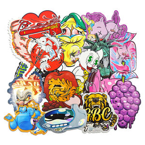 Boom Bubble 3,5g <span class=keywords><strong>Mylar</strong></span>-Beutel High Limit Matt Geruchsdicht Doypack Kindersicher Wiederverschließbar Reißverschluss Gestanzte <span class=keywords><strong>Mylar</strong></span>-Beutel - Product Image 2