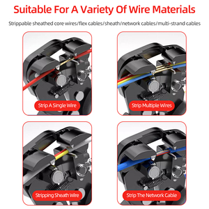 Alicates Pelacables Multifunción Ajustables para Cable de 0.2-6mm (AWG24-10) al por Mayor - Product Image 2