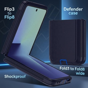 Étui de protection robuste avec charnière pour téléphone pliable, coque arrière de luxe antichoc pour smartphone Samsung <span class=keywords><strong>Galaxy</strong></span> <span class=keywords><strong>Z</strong></span> <span class=keywords><strong>Flip</strong></span> 7 6 5 <span class=keywords><strong>4</strong></span> 3 - Product Image 1