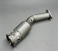 Downpipe de course SS304 avec bouclier thermique pour Toyota Crown S210 2.0T 8AR-FTS, système d'échappement avant haute performance 2015-2021