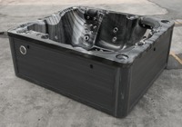 Perfect Escada Factory Direct 6 Personen Chlor freie Acryl massage Außen pool Spa Person Holz Whirlpools zu verkaufen