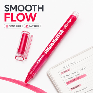 ปากกาเน้นข้อความพรีเมียม <span class=keywords><strong>FOX</strong></span> FEEL <span class=keywords><strong>FX</strong></span>.8019 หัวเฉียง 12 สี สีสันสดใส แห้งเร็ว เขียนลื่น เน้นข้อความสำคัญได้ง่าย - Product Image 6