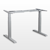 Bureau réglable en hauteur à double moteur pour le travail et l'étude, table électrique assis-debout, bureau informatique relevable, mobilier de bureau à domicile