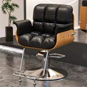 Fauteuil de salon pivotant réglable en hauteur, style 'Bubble Chair', pour coiffeurs et esthéticiennes haut de gamme - Product Image 1