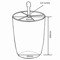 Pieds de meubles en plastique imitation bois, coniques, de remplacement, avec boulon de suspension M8, pour canapé, table, armoire