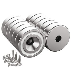 N42 N52 Neodym-Topf magnet Anpassung Superstarke Magnet kraft NdFeB-Topf magnete mit Loch - Product Image 2