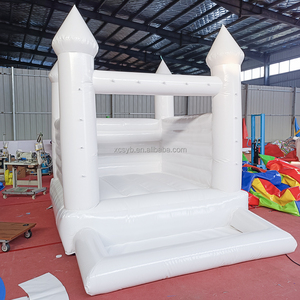 <span class=keywords><strong>Castillo</strong></span> Inflable Comercial Blanco de Buena Calidad, Casa de Brinco Blanca para Alquiler, Casa de Brinco para Bodas - Product Image 4