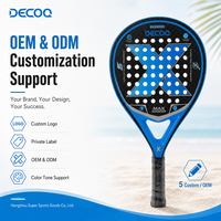 Raquette de paddle en fibre de verre, raquette de tennis de plage pour les sports