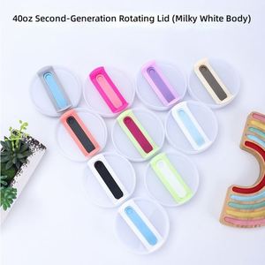 Factory Hot Ice 40oz Second Generation Transparent Rotating Car Cup Lid Leak-Proof Anti-Overflow Seal - Product Image 3