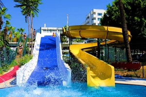 Коммерческий аквапарк стеклоткани шлепанцы без задника с открытыми пальцами; Популярная уличная бассейн шлепанцы без задника с открытыми пальцами для гостиницы, курорт, Аква park-DP-HS250 - Product Image 6