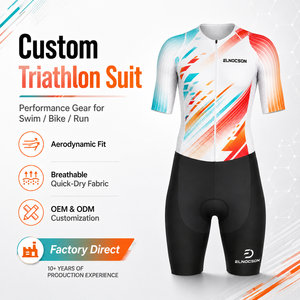 Traje de Triatlón Personalizado para Hombre, Traje de Ciclismo, Natación, Carrera, Ropa de Alto Rendimiento, Uniforme de Equipo, Fabricante - Product Image 1