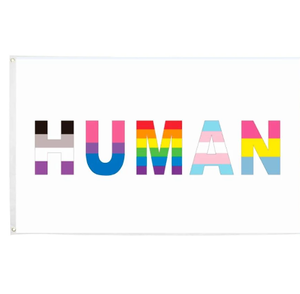 Bandera del Orgullo Asexual, Bisexual <span class=keywords><strong>y</strong></span> Gay, Bandera del Orgullo Humano, Bandera del Orgullo Arcoíris, Bandera Personalizada de Tela de Poliéster de 3x5 pies para Exteriores - Product Image 1