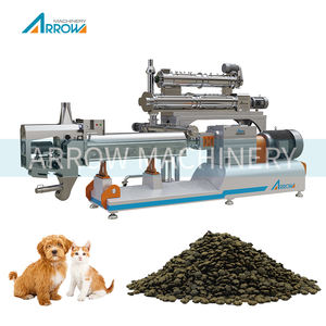 Línea de Producción de Alimentos para Mascotas de Gran Capacidad Industrial, Máquina Extrusora de Croquetas y Pellets con Bomba de Motor Controlada por PLC Automática, 380V - Product Image 4