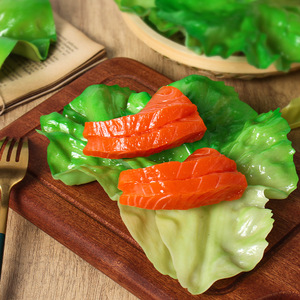 Modèles de légumes artificiels en forme de laitue, fausses feuilles de laitue, décorations pour salles de modélisation, décorations pour restaurants de fondue, accessoires photo - Product Image 2