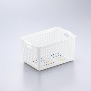 Cesto di stoccaggio profondo bianco Inomata - Product Image 1