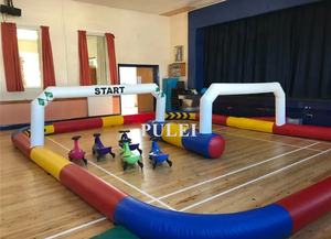 Offre Spéciale jeu de sport de plein air à louer commercial PVC gonflable Go Kart clôture mur gonflable autos tamponneuses piste de course à vendre - Product Image 2