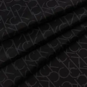 210t polyester taffeta custom logo lining print fabric