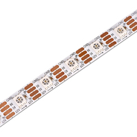 Cadena de Luces LED RGB 5050 Digitales Programables, Control DMX512, Clasificación IP65 para Uso en Interiores/Comercial, Iluminación de Escaleras