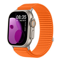 Origineel nylon ademend loop horlogebandje voor IWatch Series Ultra 49mm 41 42 45 40 44 Polsbandje van stof Sport gevlochten band