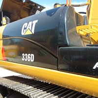 Excavatrice 336D d'occasion inspectée sur site, châssis renforcé, capacité de la benne de 1,8 m³, 36 tonnes, pour chantier rocheux et difficiles