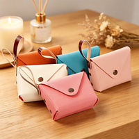 Nouveau porte-clés mini sac en cuir PU tendance, porte-monnaie personnalisé, accessoires promotionnels durables et écologiques imprimés en sérigraphie