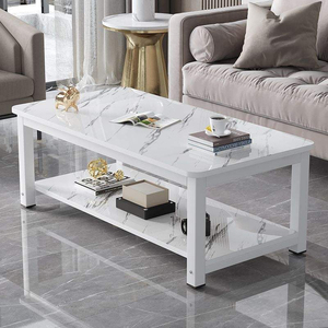 Mesa de Centro Moderna de Madera para Sala de Estar, Compacta, Ecológica, Duradera y Fácil de Limpiar - Product Image 1