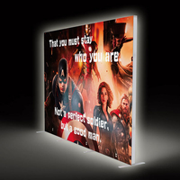 Bannière publicitaire personnalisée pour comptoir, présentoir pop-up, bannière pliable avec cadre en A