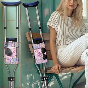 Échantillon gratuit Sac de transport pour béquilles léger en alliage d'aluminium de haute qualité pour patients avec béquilles d'aisselle - Product Image 2