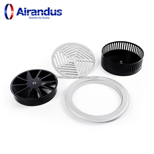 Mới hvacr FDS gắn trong sàn cleanable tròn cung cấp không khí khuếch tán xoáy sàn khuếch tán với chức năng xoáy - Product Image 5