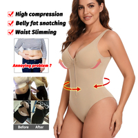 Body gainant amincissant et liftant invisible pour le ventre et les fesses, à compression, pour usage quotidien