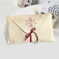 Sobres de Algodón Planos, Bolsas para Tarjetas de Regalo, Sobres para Dinero, Contenedores para Efectivo de Boda, Empaque Simple, Venta al Por Mayor