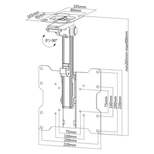 Pliant RV <span class=keywords><strong>TV</strong></span> Cintre 17-37 Pouces Moniteur Stand Voiture Plafond Ascenseur Cuisine Salle À Manger <span class=keywords><strong>TV</strong></span> <span class=keywords><strong>Support</strong></span> <span class=keywords><strong>pour</strong></span> Caravane Moto Chambre RV <span class=keywords><strong>Support</strong></span> De Voiture - Product Image 2