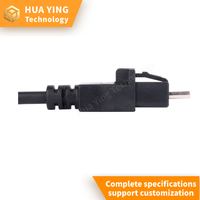 Kabel Seri Tipe C dengan kepala lurus yang dapat disesuaikan, cocok untuk Mobil, Robot, Drone, dan Traktor Pertanian